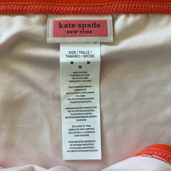 SALE! ♠️NWT: KATE SPADE✨ Ruffle Bandeau Bikini Set - Size Medium - Picture 9 of 15